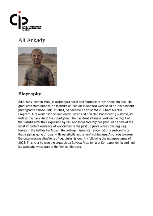 Biography Ali Arkady