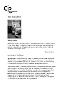 Biography Esa Ylijaasko